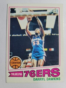 Darryl Dawkins 1977-78 Topps #132 Rookie Card Philadelphia 76ers
