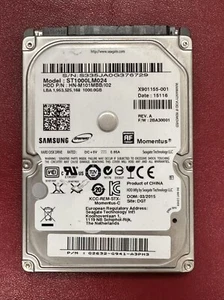 Samsung Momentus 1 TB SATA III 5400 RPM 8MB Cache 2.5" Laptop HDD - Picture 1 of 1