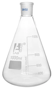 Eisco Labs 1000ml Conical Flask with 29/32 Joint - Borosilicate Glass - Picture 1 of 1