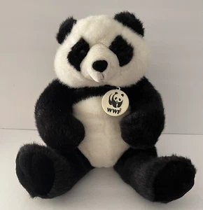 Build-A-Bear WWF Panda Bär Plüsch Medaillon Stofftier flauschig weich Rentner - Bild 1 von 8