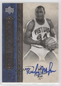 2006-07 Upper Deck Chronology Auto Rick Mahorn #39 Auto