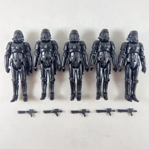 Lot of 5pcs Star Wars Shadow Stormtrooper Black Trooper 3.75" Action Figure Cover