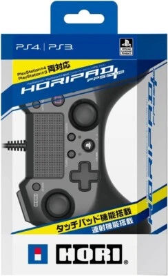 Hori Pad FPS Plus for PS4 PS3 Turbo Rapid Fire Wired Controller Gamepad Black - Image 1 of 4
