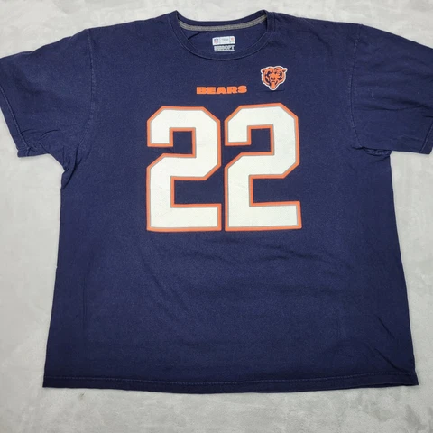 Chicago Bears Shirt Men Extra Large Blue Team Crew Jersey Matt Forte Adult XL Cover