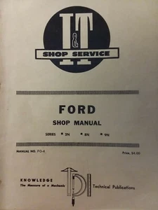 Ford 8n 9n 2n Implement & Tractor Major Service Overhaul Shop Farm Repair Manual - Picture 1 of 2