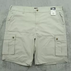 Lee Cargo Shorts Herren 44 beige Flat-Front Canvas Wandern Trail Utility Outdoor - Bild 1 von 10