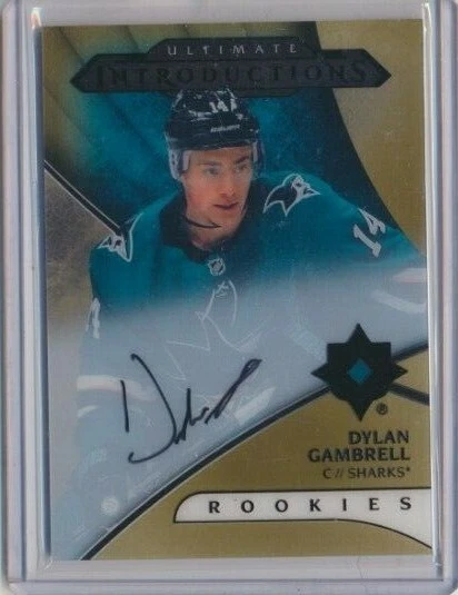 2018-19 Ultimate Collection Introductions AUTO 17 Dylan Gambrell San Jose Sharks - Image 1 of 1