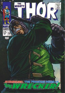 2018 Marvel Masterpieces What If? Parallel Card #WI-5 Wrecker /1499