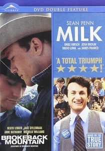 BrokeBack Mountain + Milk - Double Feature - Sean Penn , Heath Ledger - New DVD - Picture 1 of 2