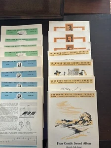 Sherwood Music School Course - Piano 1960's Study Exercise Compositions 100-450s - Picture 1 of 6