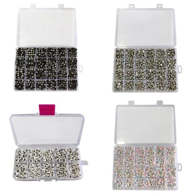 Acrylic Beads Alphabet Bead Box Pack 50pcs Each Letter Scrapbooking DIY Crafts - Image 1 of 4