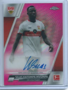 Silas Katompa Mvumpa Magenta Auto /150 2021-22 Topps Chrome Bundesliga - Foto 1 di 2