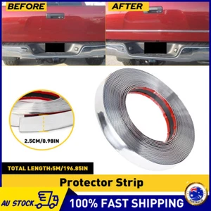 Automotive Door Side Chrome Moulding Trim Bumper Garnish Protector DIY 25MM - Picture 1 of 14