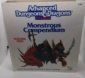AD&D 2nd Edition Monstrous Compendium Volume Two Dragonlance Appendix TSR 2105 - Picture 1 of 4
