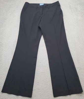Simply Vera Vera Wang Bootcut Pants Women's 6 Black Slash Pocket Hook & Eye - Image 1 of 4