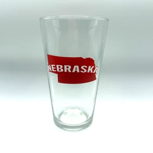 Vaso de cerveza de pinta Deschutes Brewery Nebraska Husker RARO - NUEVO sin usar - Imagen 1 de 5