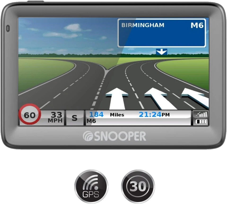 Snooper Truckmate EU S5100 5" Screen Truck Sat NAV eingebautem TMC Navigation - Bild 1 von 3
