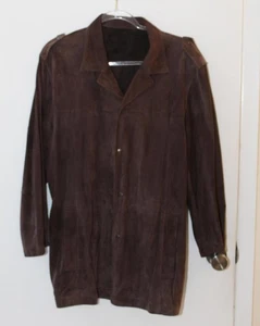 Fiocchi braune Wildlederjacke Gr. M Made in Italy  - Bild 1 von 13
