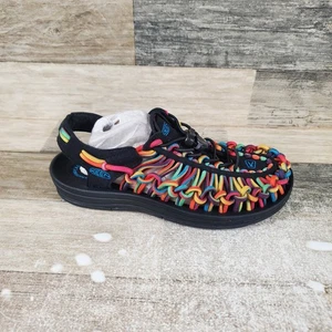 Keen Uneek Womens Sandals Sz 6 Multicolor Tie Dye Toggle Ankle Strap Sport Shoes - Picture 1 of 10