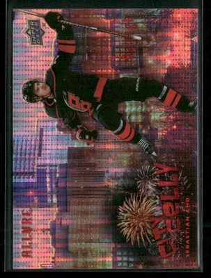 2020-21 Upper Deck Allure - City Celly Sebastian Aho #CC-2 Red - Image 1 of 2