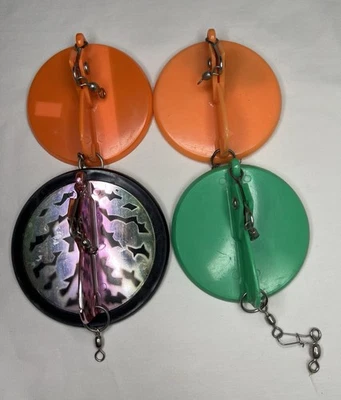 4 Luhr Jensen Dipsy Divers 2 Naranja 1 Verde 1 Cromo Multicolor Foto 1 de 4