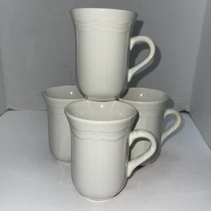 Mikasa French Countryside weiß überbacken 4,5" Kaffeetassen 4er Set - Bild 1 von 10