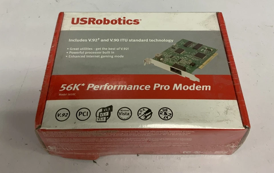 USRobotics 5610C Performance Pro Modem Card (USR5610C) "B7D" - Image 1 of 4