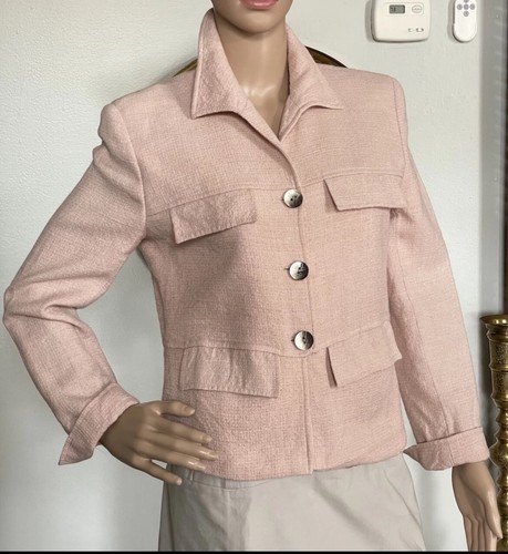 BLAZER VALENTINO Miss V rosa chiaro vintage 1990 1995 TG IT 40 US 6