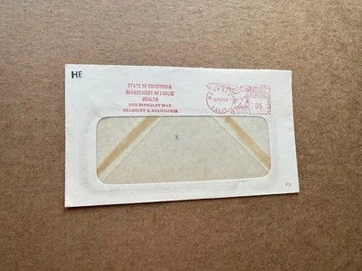 US Hospital  Meter Cover (80) +1963 CA Department of Public Health +Berkeley CA - Image 1 of 2