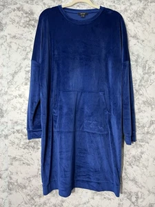 Abito donna Esmara Nicki con taschino borsa canguro blu taglia XL usato in ottime condizioni - Foto 1 di 8