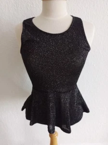 Damen Top XS 😊 Schwarz Glitzer Party 🎉 Vero Moda - Bild 1 von 3