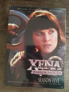 Xena: Warrior Princess - Season Five (2004, 10-Disc DVD Set) Deluxe Coll New - Picture 1 of 1