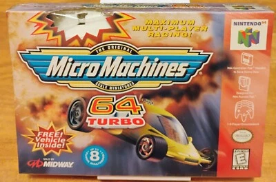 Micro Machines 64 Turbo Nintendo 64  Sealed And Mint - Image 1 of 4