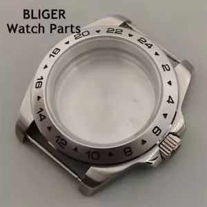 Caja de reloj 40 mm/43 mm bisel sólido cristal de zafiro ajuste NH34 NH35 NH36 ETA2824 PT50 - Imagen 1 de 16