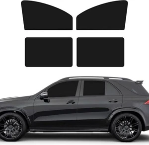 4 PCS Car Side Window Sun Shades, Magnetic Front Rear Shades for Black - Picture 1 of 6