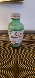 Seltene 1939 Sproco Kaugummi Terpentin grün Glas 8 Unzen Flasche Vintage/Antik Mobile, AL USA - Bild 1 von 6