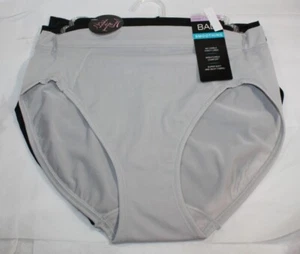 New set/3 BALI One Smooth U ULTRA LIGHT HI CUT panties  breathable GRAY BLACK - Picture 1 of 4