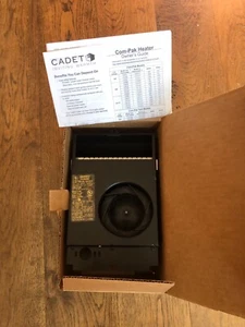 Cadet Wandheizungen 10,8"H x 7"B x 4,5"T Com-Pak Plus 1000W 240V Lüfter-Zwang schwarz - Bild 1 von 6