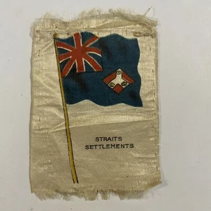 Straits Settlements Flagge Union Jack 1925-1946 Egyptian Straights Zigaretten Seide - Bild 1 von 7