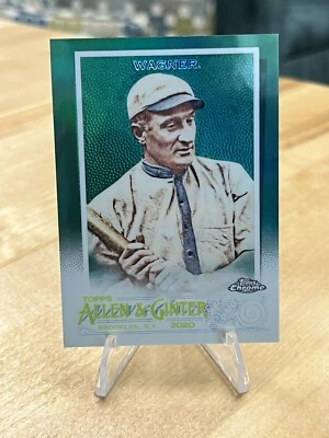 2020 Honus Wagner Topps Allen & Ginter Green Refractor /99 #116 - Image 1 of 2