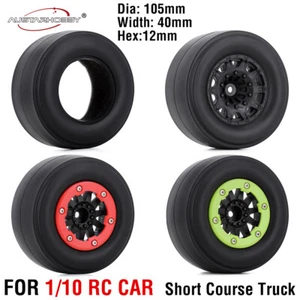 RC Drift Racing Car Slick Reifen 12mm Sechskant Nabe für 1/10 Short Course Truck - Bild 1 von 16