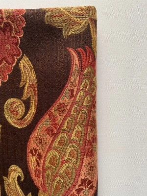 Bancos exteriores Kravet Couture coral diseñador tela remanente 24"x24" Foto 1 de 2