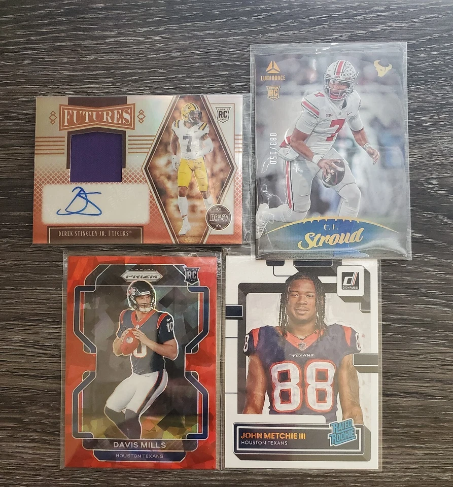 Texans Players PYC Rookies, Parallels, Autos, SPs, Vets, Prizm, Optic and More - Image 1 of 1