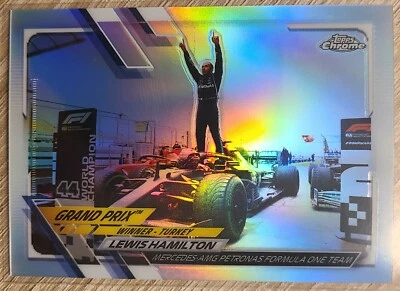2021 TOPPS FORMULA 1 (F1) CHROME REFRACTOR, INSERTS, BASE, COLOR-PICK FROM LIST! - Image 1 of 4