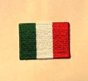 ITALIEN FLAGGE AUFNÄHER bestickt aufbügeln ITALIENISCHES EMBLEM ITALIEN italienische Flagge Aufnäher 2" - Bild 1 von 3