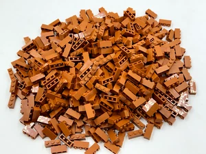 LEGO Pack of 100x New Dark Orange Brick 1 x 3 BULK BRICKS - Picture 1 of 6