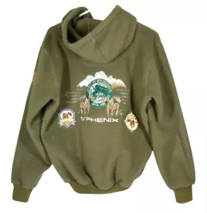Chaqueta con capucha polar Phenix Nordy rara para hombre se adapta a parches S/M Alaska al aire libre - Imagen 1 de 19