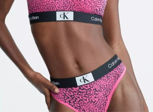 NUEVO CON ETIQUETAS Calvin Klein 1996 Mujer (Pequeño) Algodón Elástico Moderno Tanga QF7221-650 - Imagen 1 de 4