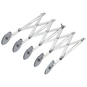 Thiru Teigschneider Edelstahl mit 5 Rädchen für 1,2 - 12,2 cm Streifenbreite - Bild 1 von 7