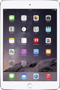 Apple iPad Mini 3rd Generation Silver & White 64GB (Wi-Fi Only) - Picture 1 of 2